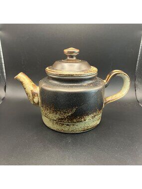 Vintage Porsgrund Norway "Lava" Teapot // Designed by Eystein Sandnes // 1970s
